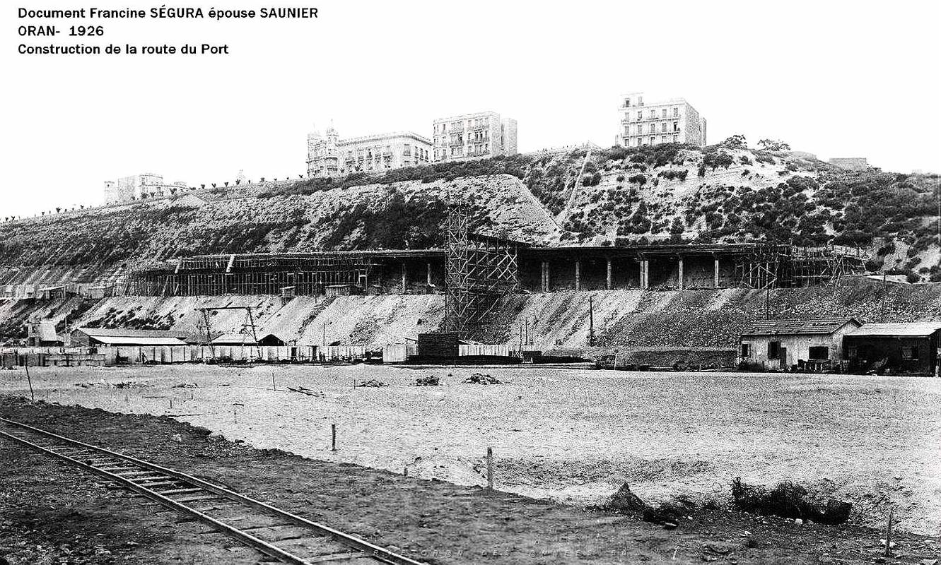 Oran - Route du Port - Construction - 1926 - 01.jpg
